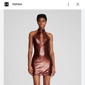 Halston -Celo Dress In Sequins